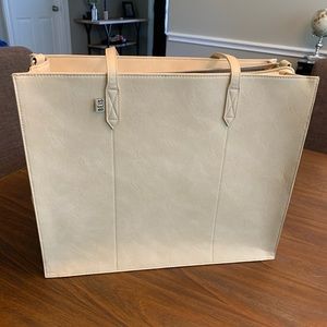 BEIS Large Work Tote in Beige